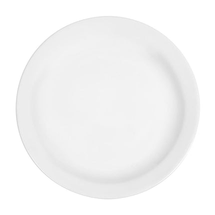 Whiteware Plates with Narrow Rim 20.2cm | Olympia | Set of 12 2