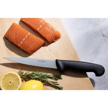 Fillet Knife 15cm Black Handle | Hygiplas 6