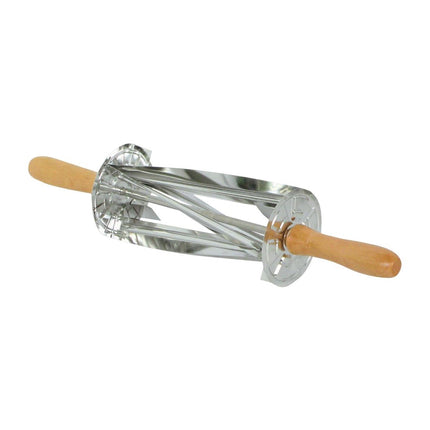 Stainless Steel Croissant Roller Cutter with Wooden Handle 510mm | Gobel