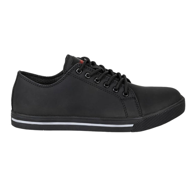Safety Sneakers Recycled Microfiber Matte Black Size 42 | Slipbuster 2