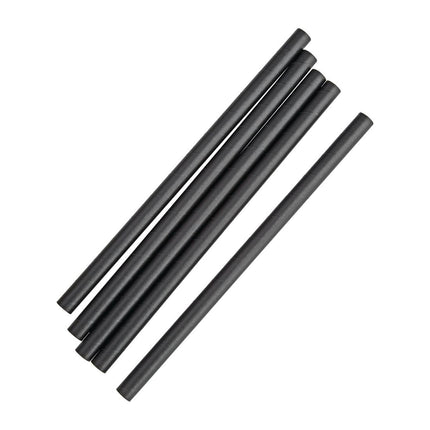 Compostable Black Paper Smoothie Straws 21cm | Fiesta 2