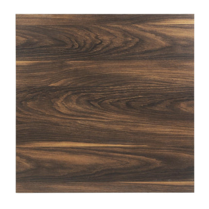 Square Table with Dark Wood Effect Top 700mm | Bolero Complete 2