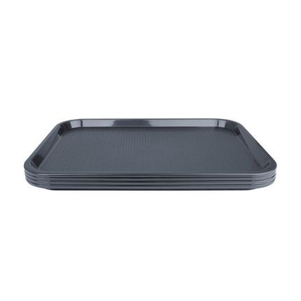 Kristallon Anti-Slip Serving Tray Charcoal | Olympia | 305 x 415 mm 2