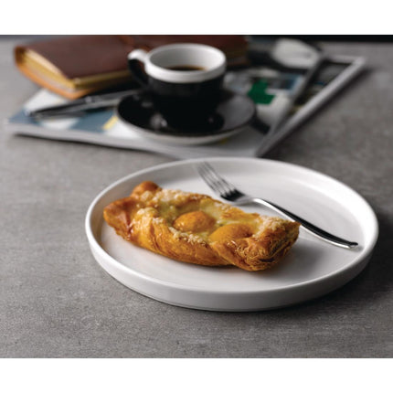 Stonecast White Rimmed Plate 21cm | Churchill 8