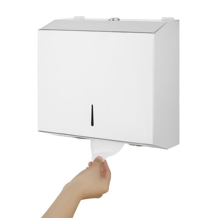 Stainless Steel Paper Towel Dispenser | Jantex 2