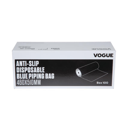 Anti-Slip Disposable Piping Bags Blue | Vogue | 100 Pieces | 3-Layer Polyethylene 5