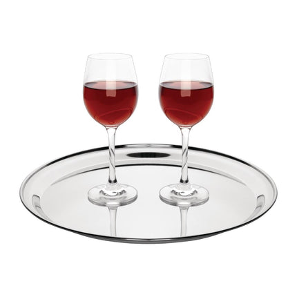 Stainless Steel Round Tray Ø 35.5cm | Olympia 6