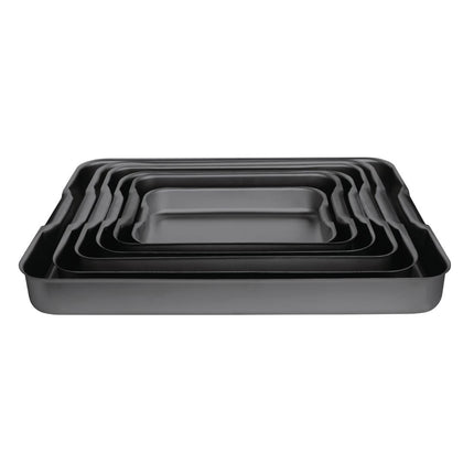 Aluminium Roasting Pan | Vogue | 370 x 265 mm 7