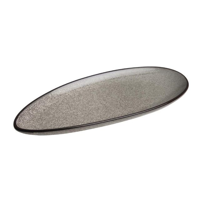 Mineral Leaf-Shaped Plate 30.5x14.5cm | Olympia 2