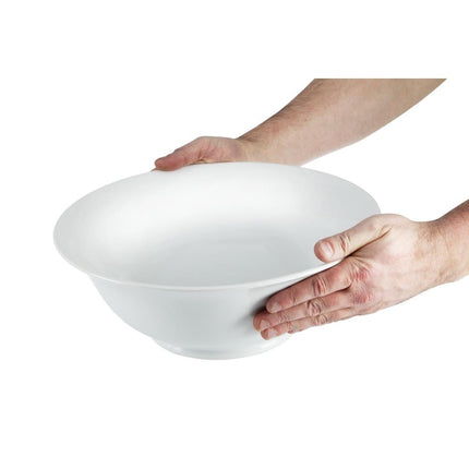 White Porcelain Salad Bowl 33cm | Olympia Whiteware 5