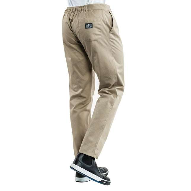 Chef Pants Regular Fit with Elastic Back | Chaud Devant Sabbia | Size 46 2