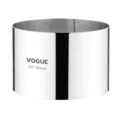 Round Mousse Ring | Vogue | Stainless Steel | 6 x 9 cm