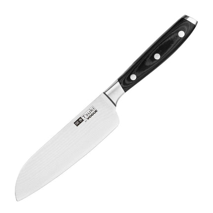 Tsuki Series 7 Japanese VG-10 Damascus Steel 5-Piece Knife Set with Sheath | Vogue 5