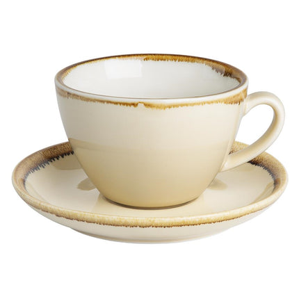 Cappuccino Cups 34cl Sandstone | Olympia Kiln Collection | 6 Pieces 3
