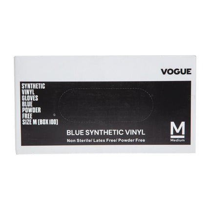 Powder-Free Blue Vinyl Gloves S | Hygiplas 4
