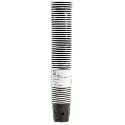 Recyclable Single-Wall Black Espresso Cups | Fiesta | 12cl 6