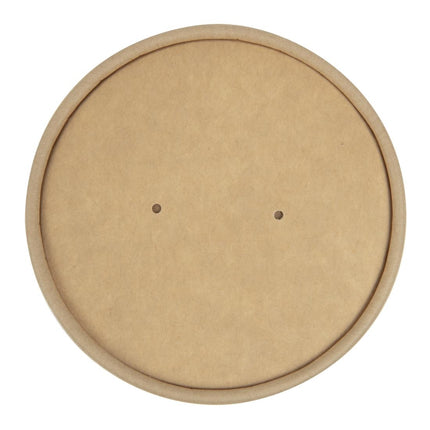 Recyclable Lids for 450ml Soup Bowls with Steam Vents | Colpac 2