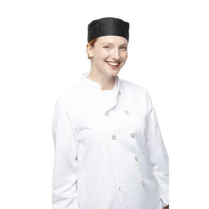 Unisex Black Poly-Cotton Skullcap XL | Whites 5