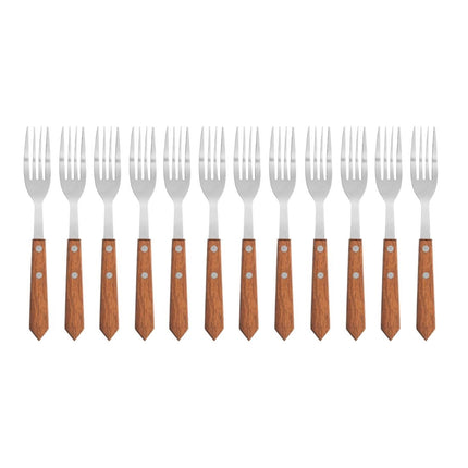 Steak Forks with Wooden or Black Plastic Handle | Olympia 4