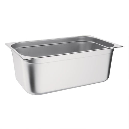Stainless Steel GN 1/1 Gastronorm Pan 200mm Depth | Vogue