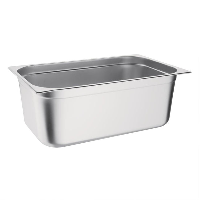 Stainless Steel GN 1/1 Gastronorm Pan 200mm Depth | Vogue