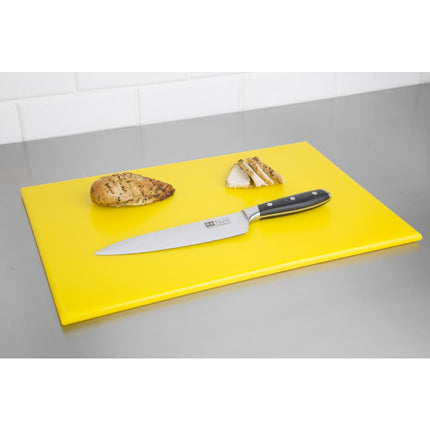 HDPE Cutting Board Yellow 450x300x12mm | Hygiplas 5
