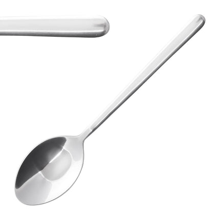 Henley Polished Stainless Steel Dessert Spoons (12 pcs) | Olympia