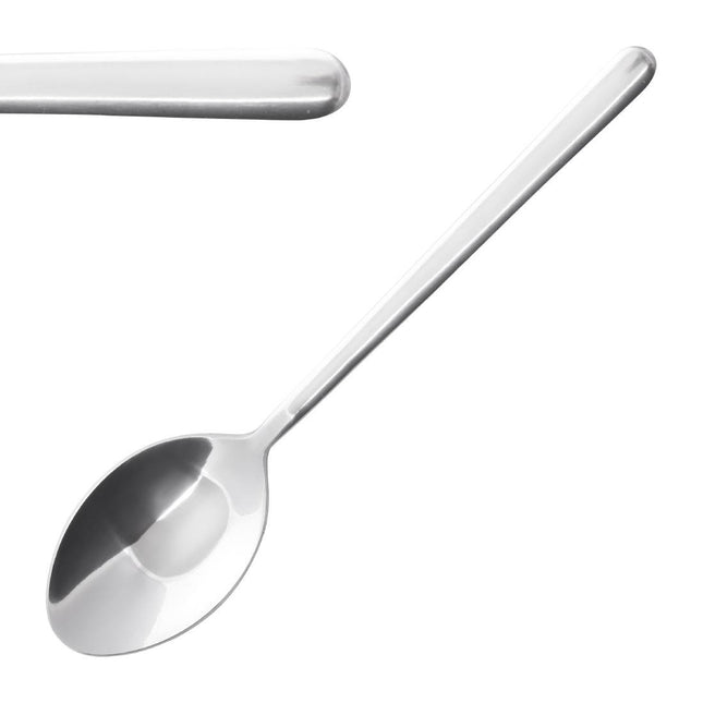 Henley Polished Stainless Steel Dessert Spoons (12 pcs) | Olympia