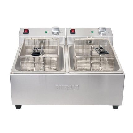 Twin Tank Countertop Fryer 2x5L | Buffalo | 2x2.8kW 7