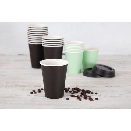 Recyclable Single-Wall Black Coffee Cups 34cl | Fiesta | 1000 pcs 6