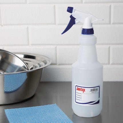 Color-Coded Spray Bottle Blue 750ml | Jantex 4