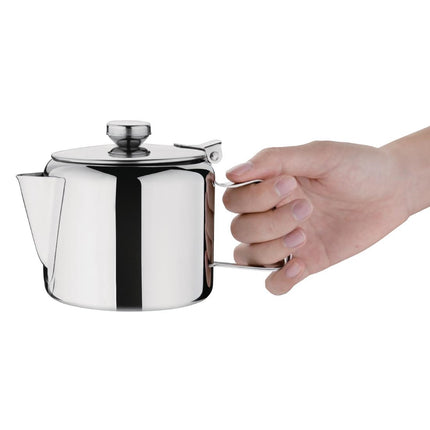 Stainless Steel Teapot 560ml | Olympia Concorde 6