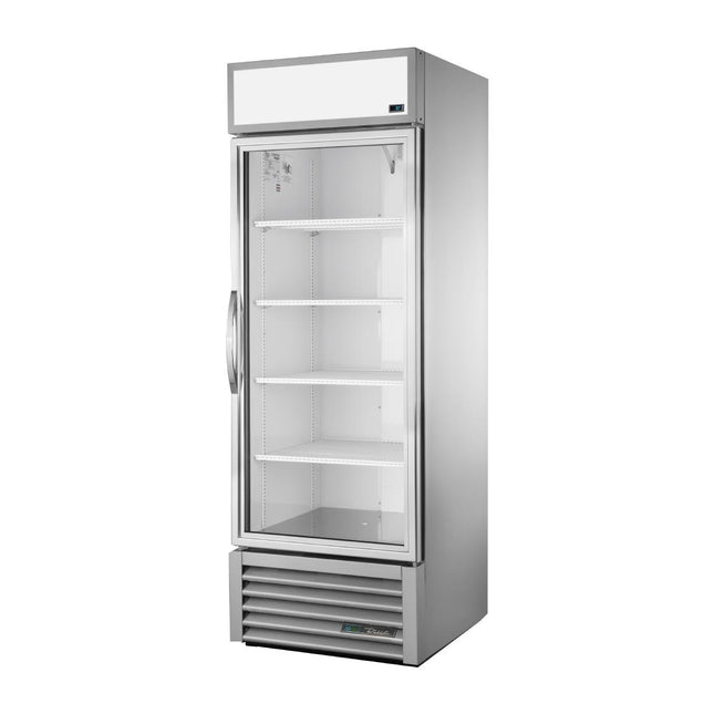 Vertical Display Freezer with Aluminum Exterior | True