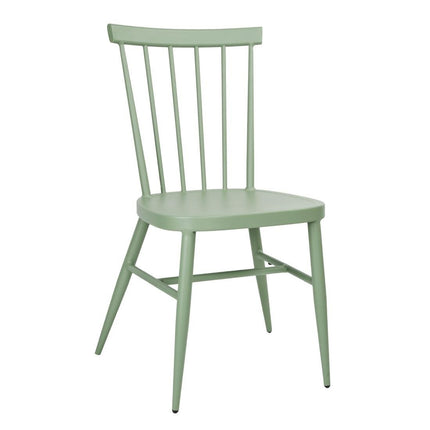 Green Aluminium Chairs | Bolero Windsor | 4 Pieces
