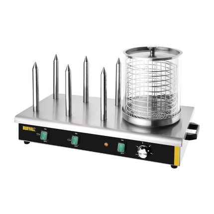 Hotdog Warmer with 6 Warming Rods | Buffalo