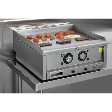 Electric Double Zone Griddle 600mm | Buffalo 600 Series | 4.5kW 8