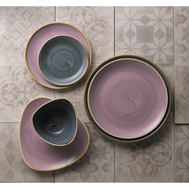 Stonecast Plate 22.9cm | Churchill Lavender Lotus 2