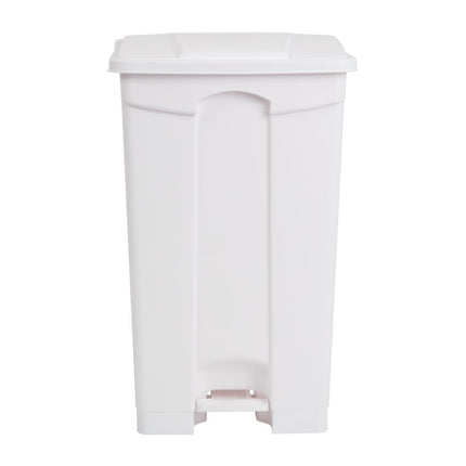 Hands-Free White Pedal Bin 87L | Jantex