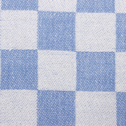 Blue Checkered Cotton Tea Towel 66x66cm | Vogue 3