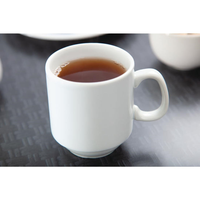 Stackable Mug 28.4cl | Olympia Whiteware | Set of 12 2
