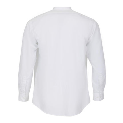 Unisex Long Sleeve White Shirt | Uniform Works Series 5