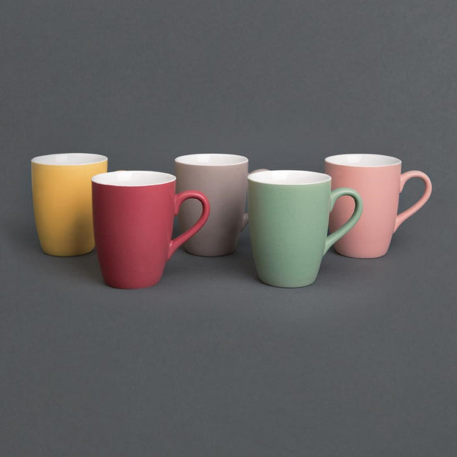 Olympia Pastel Green Mug 340ml | Chip-Resistant Porcelain 2