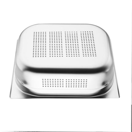 Perforated Stainless Steel GN 1/2 Pan 100mm | Vogue | 325x265 mm 6