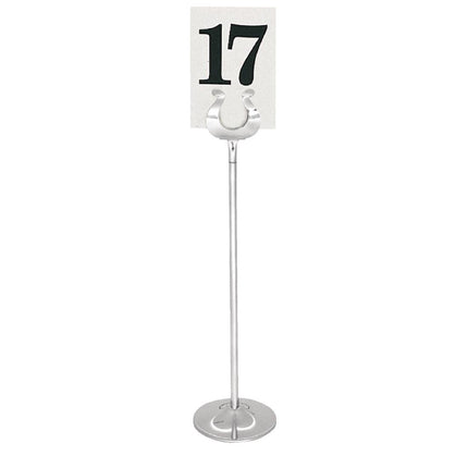 Stainless Steel Table Number Holder 25.5cm | Olympia | Includes PVC Numbers 2