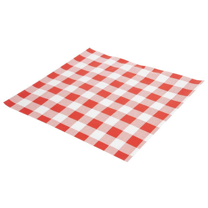 Red Gingham Greaseproof Paper 25x25cm | 200 Sheets 3