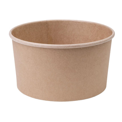 Compostable Round Kraft Salad Bowl 1L | Fiesta