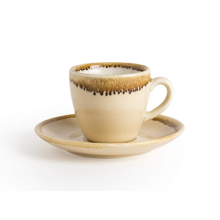 Espresso Saucers 11.5cm Sandstone | Olympia Kiln Collection | 6 Pieces 5