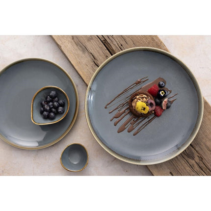 Ceramic Kiln Ocean Blue Round Plates 28cm | Olympia 9