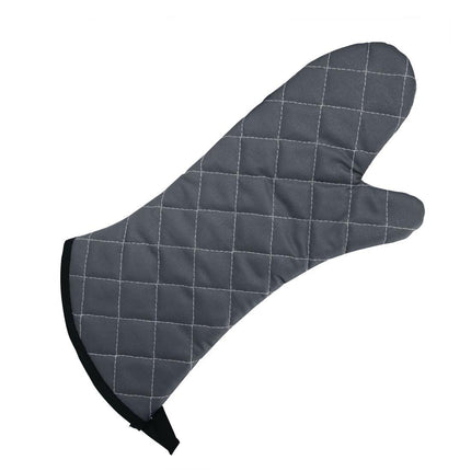 Flame-Resistant Charcoal Oven Mitt 17" | Vogue