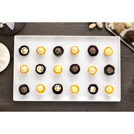 Flat Melamine Serving Platter White GN 1/1 | APS 8